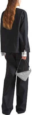 (Women) PRADA SS23 Holiday Collection Black Recycled Nylon Straight Pants. 22Y887-1WQ8-F0002-S-231 Shop (Women) PRADA SS23 Holiday Collection Black Recycled Nylon Straight Pants. 22Y887-1WQ8-F0002-S-231
