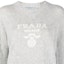 Details for (Women) PRADA SS23 Logo Intarsia Crewneck Pullover Sweater Women’s Grey. P24U1T-1YMW-F0K44-S-231