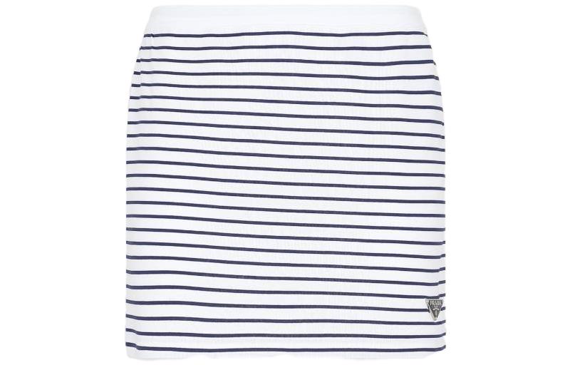 Order (W) 普拉达 SS23 女士印花牛仔裙 白色 31127111LF0UB0