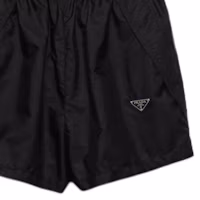 Sizing (W) PRADA SS24 黑色直筒休閒短褲 直筒設計時尚短褲 22X901-1WQ9-F0002-S-WMO