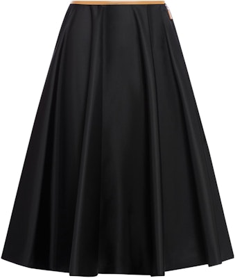 (W) PRADA SS24 Falda Larga Negra Casual Línea A Tiro Medio 21C925-1WQ8-F0002-S-OOO Buy (W) PRADA SS24 Falda Larga Negra Casual Línea A Tiro Medio 21C925-1WQ8-F0002-S-OOO