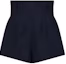 Buy (W) プラダ SS24 ハイウエスト ジップ カジュアルショーツ ネイビーブルー P214I-1P3Z-F0008-S-OOO