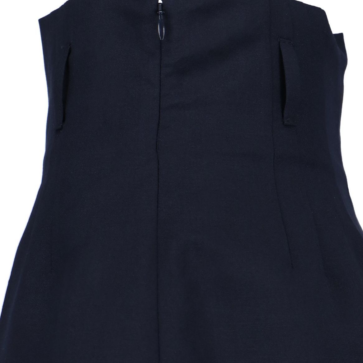 Details for (W) プラダ SS24 ハイウエスト ジップ カジュアルショーツ ネイビーブルー P214I-1P3Z-F0008-S-OOO