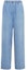 Buy (Women) PRADA SS24 Light Blue Straight-Leg Elastic Waist Jeans with Back Pocket. GFP509-14CC-F0BAU-S-OOO