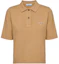 Buy (W) PRADA SS24 修身版型標誌刺繡卡其色 POLO 衫。 39575-14LR-F0241-S-OOO