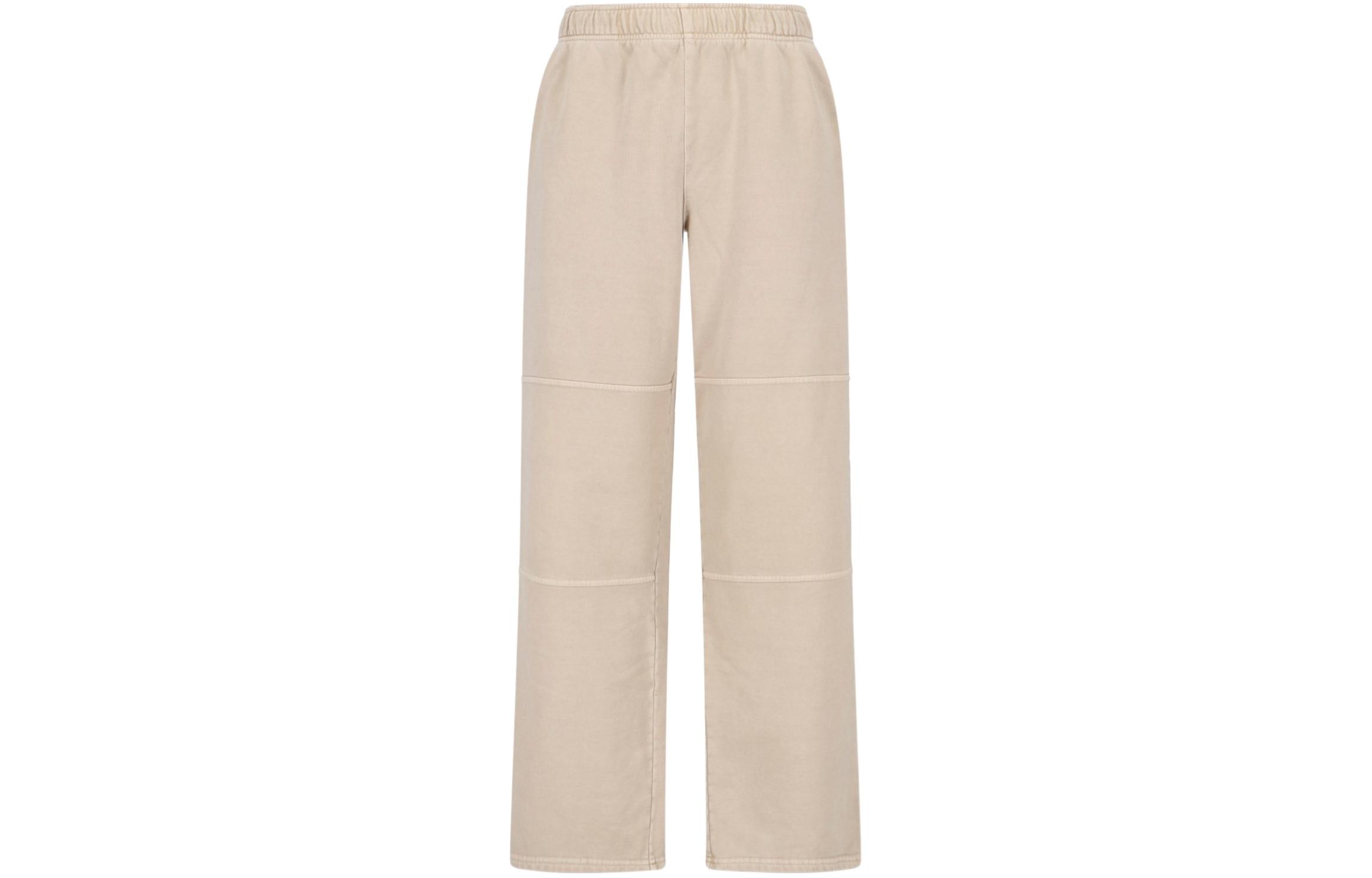 Order (W) PRADA SS24 純色彈性腰直筒休閒長褲 卡其色 132398-14PB-F0065-S-OOO