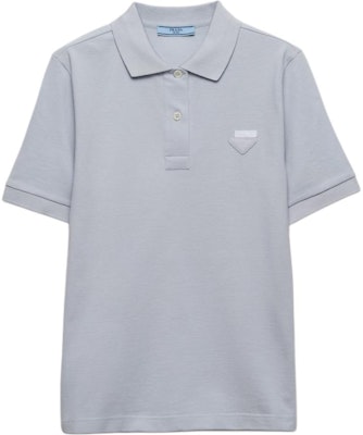 (Women) PRADA SS24 Solid Logo Short-Sleeve Polo Shirt - Galactic Blue. 39587-148K-F0M10-S-OOO Buy (Women) PRADA SS24 Solid Logo Short-Sleeve Polo Shirt - Galactic Blue. 39587-148K-F0M10-S-OOO