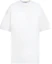Buy (Women) PRADA SS24 White Logo Crew Neck Short Sleeve T-Shirt. 3558A-12ZB-F0018