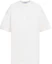 Order (Women) PRADA SS24 White Logo Crew Neck Short Sleeve T-Shirt. 3558A-12ZB-F0018