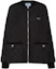 Buy (Women) Prada SS24 Black Long Sleeve Jacket with Logo Crew Neck Design 292167-1WQ9-F0002-S-OOO