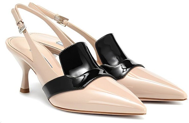 (W) Prada Kasut Tumit Tinggi 'Light Pink Buckle' 1I231L_ZAZ_F0MJV Order (W) Prada Kasut Tumit Tinggi 'Light Pink Buckle' 1I231L_ZAZ_F0MJV