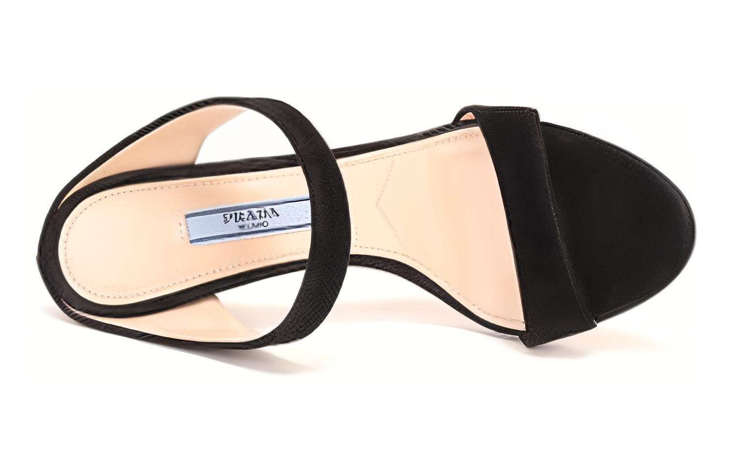 Lookbook (Women) Prada Stiletto Sandals 'Black Velvet' 1XX480_008_F0002