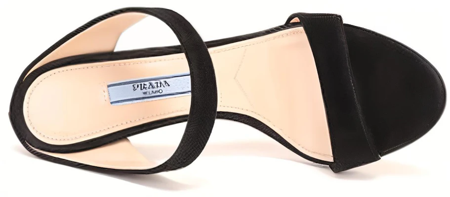 (Women) Prada Stiletto Sandals 'Black Velvet' 1XX480_008_F0002 Lookbook (Women) Prada Stiletto Sandals 'Black Velvet' 1XX480_008_F0002
