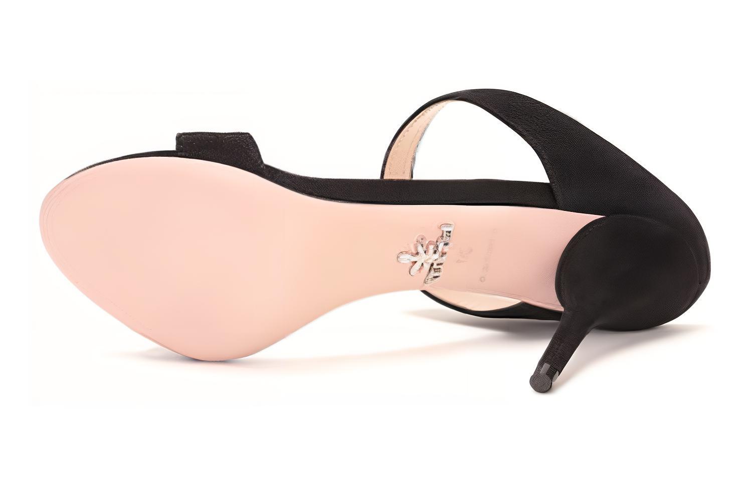 Purchase (Women) Prada Stiletto Sandals 'Black Velvet' 1XX480_008_F0002