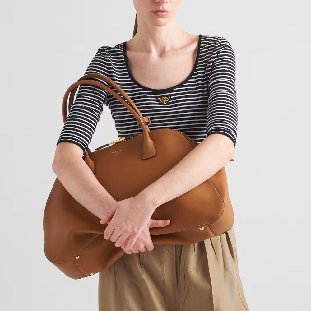 (Women) PRADA Striped Print Slim Fit 3/4 Sleeve T-Shirt Women Black 39577-14O3-F0967-S-OOO 圖 3