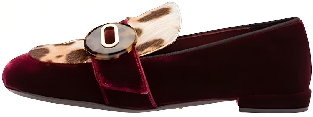 (Women) Prada Suede Flat Shoes 'Burgundy' 1D758H_3J72_F0007 Buy (Women) Prada Suede Flat Shoes 'Burgundy' 1D758H_3J72_F0007