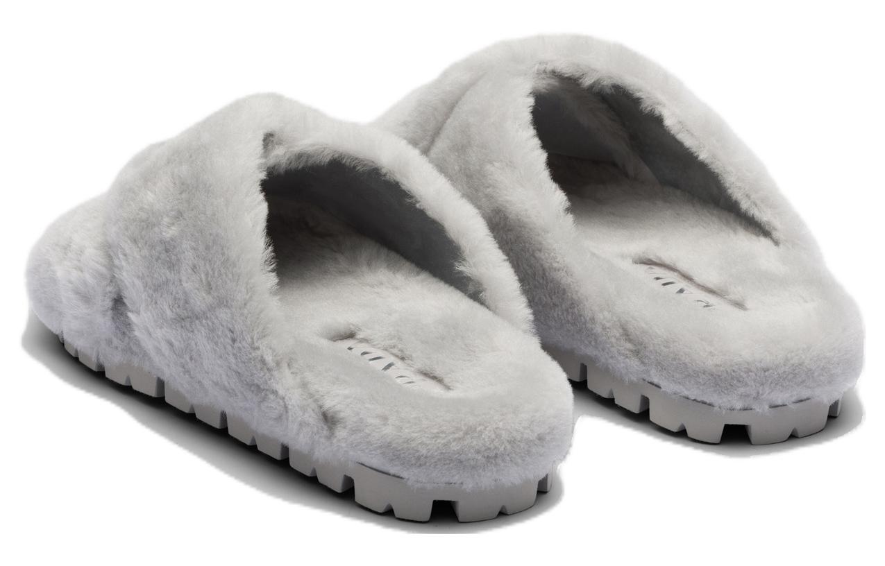 Lookbook (W) プラダスエードオープントゥスライドサンダル (グレー) 1XX600_173_F0591_F_ZF20