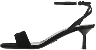 (Women) Prada Suede Stiletto Sandals with Buckle 'Fashion Black' 1X927M_008_F0002_F_005 (Women) Prada Suede Stiletto Sandals with Buckle 'Fashion Black' 1X927M_008_F0002_F_005