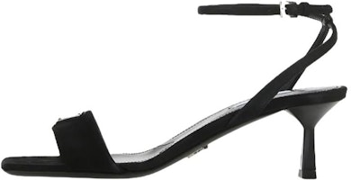 (Women) Prada Suede Stiletto Sandals with Buckle 'Fashion Black' 1X927M_008_F0002_F_005 (Women) Prada Suede Stiletto Sandals with Buckle 'Fashion Black' 1X927M_008_F0002_F_005