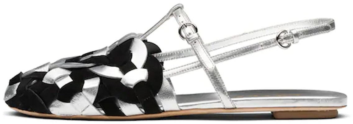 (W) プラダ スエード ウーブン サンダル (シルバー) 1S207M-3L2T-F0I89-F-A005 Buy (W) プラダ スエード ウーブン サンダル (シルバー) 1S207M-3L2T-F0I89-F-A005