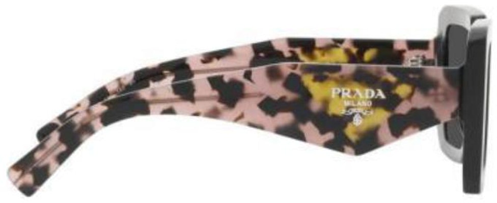 (W) 프라다 심볼 오버사이즈 블랙 여성용 비정형 선글라스 로고 디테일. POIZON240621648 Details for (W) 프라다 심볼 오버사이즈 블랙 여성용 비정형 선글라스 로고 디테일. POIZON240621648