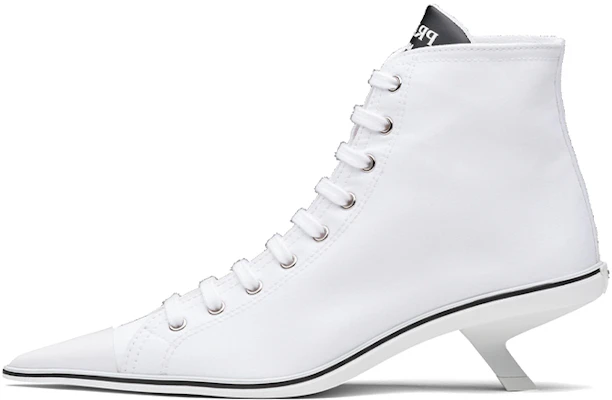 (Women) Prada Synthesis 'White Avant-Garde Pointed Toe Boots' 1T575M_GUD_F0009_F_045 Buy (Women) Prada Synthesis 'White Avant-Garde Pointed Toe Boots' 1T575M_GUD_F0009_F_045