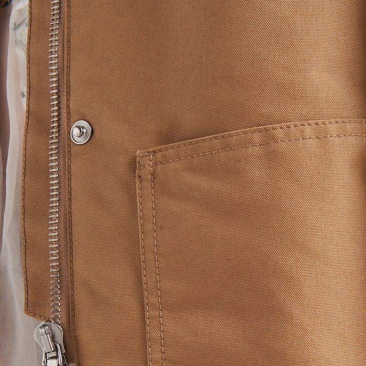 Details for (W) Prada 棕褐色單排扣休閒寬鬆長袖外套 292103-11HJ-F0040-S-WMO