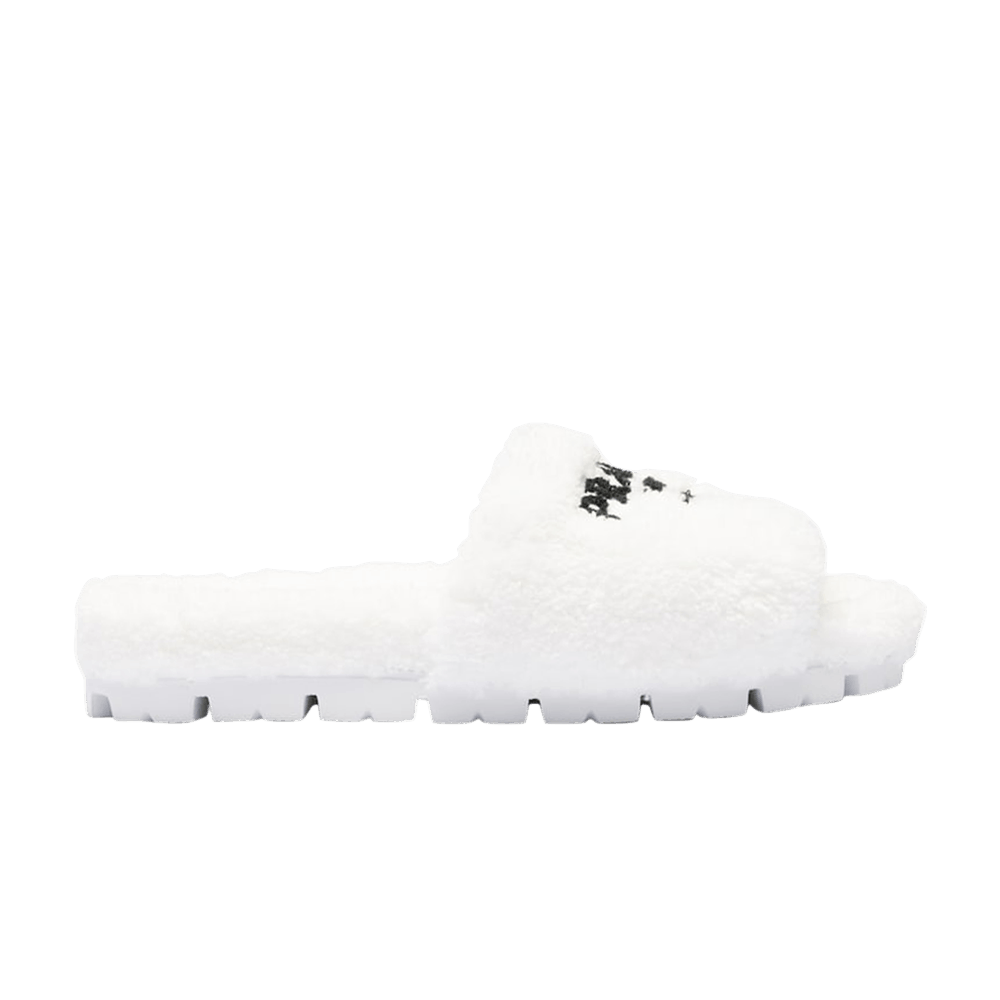 Buy （女用）普拉達毛巾布拖鞋「刺繡標志 - 白色」1XX602-H39-F0964