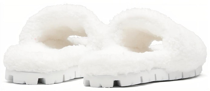 普拉達 毛圈織物時尚拖鞋 女款 白色 Shop 普拉達 毛圈織物時尚拖鞋 女款 白色