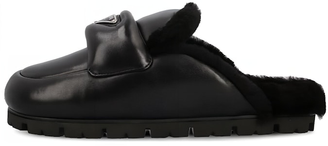 (W) Selipar Prada Triangle 'Fashion Comfort Mule' 'Hitam' 1S084N_A3B_F0002 Buy (W) Selipar Prada Triangle 'Fashion Comfort Mule' 'Hitam' 1S084N_A3B_F0002