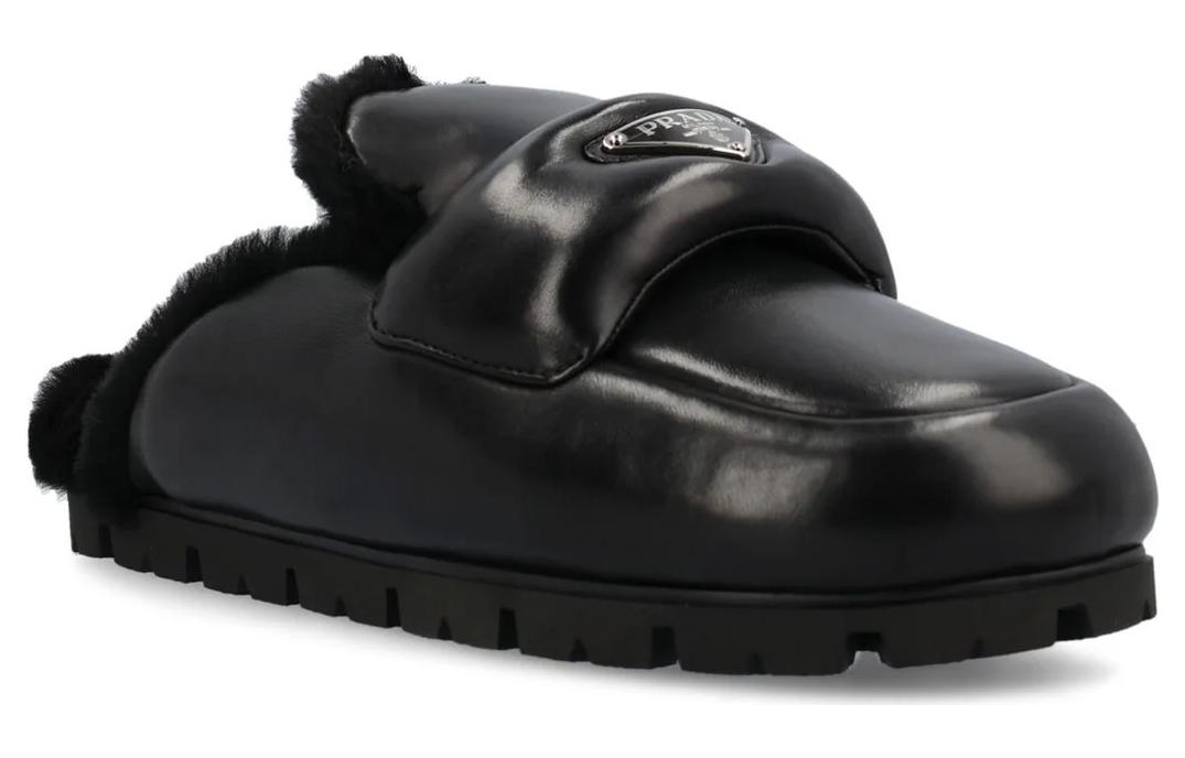 Lookbook (W) Prada Triangle Sabot Comfort Moda ''Black'' 1S084N_A3B_F0002