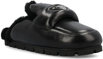 Lookbook (W) Selipar Prada Triangle 'Fashion Comfort Mule' 'Hitam' 1S084N_A3B_F0002