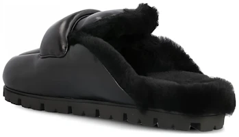Shop (W) Selipar Prada Triangle 'Fashion Comfort Mule' 'Hitam' 1S084N_A3B_F0002