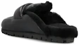Shop (W) Prada Triangle Sabot Comfort Moda ''Black'' 1S084N_A3B_F0002