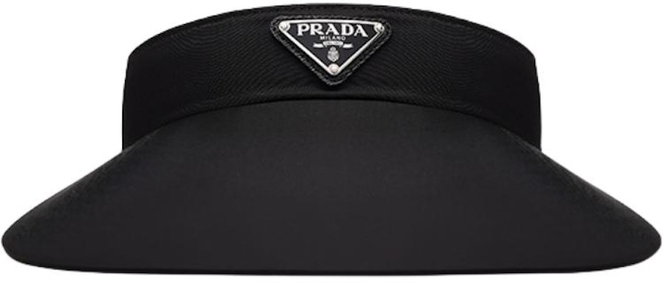 (Women) PRADA Triangle Logo Sun Hat - Black 1HV009_2DMI_F0002 Order (Women) PRADA Triangle Logo Sun Hat - Black 1HV009_2DMI_F0002