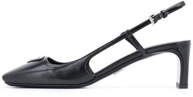 (Women) Prada Triangle Logo Flat Sandal 'Black' 1I307M_055_F0002_F_055 (Women) Prada Triangle Logo Flat Sandal 'Black' 1I307M_055_F0002_F_055