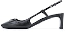 Buy (W) Prada Sandal Logo Segi Tiga 'Hitam' 1I307M_055_F0002_F_055