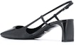 Shop (W) Prada Sandal Logo Segi Tiga 'Hitam' 1I307M_055_F0002_F_055