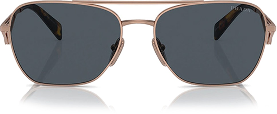 (W) Gafas de Sol Aviador Metálicas PRADA Logo Triángulo Mujer Oro Rosa. 0PRA50S-SVF09T Lookbook (W) Gafas de Sol Aviador Metálicas PRADA Logo Triángulo Mujer Oro Rosa. 0PRA50S-SVF09T