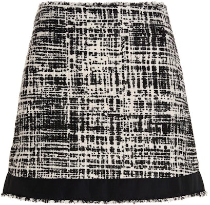 (W) 普拉达 黑色粗花呢针织迷你裙 P164T-10FV-F0A72-S-221 Order (W) 普拉达 黑色粗花呢针织迷你裙 P164T-10FV-F0A72-S-221