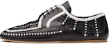 Buy (Women) Prada two-tone Woven Lace-Up Shoes 'Black' 1E177M_3AVH_F0967_F_005