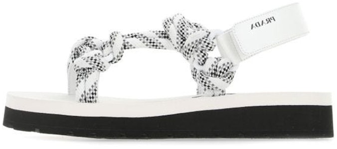 (W) Prada 结饰平底凉鞋 '白色' 1X600M_3L74_F0009_F_040 Buy (W) Prada 结饰平底凉鞋 '白色' 1X600M_3L74_F0009_F_040