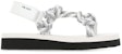 (W) Sandal Rata Prada Tali Ikatan 'Putih' 1X600M_3L74_F0009_F_040