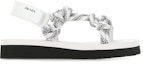 Order (W) Sandal Rata Prada Tali Ikatan 'Putih' 1X600M_3L74_F0009_F_040