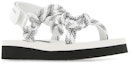 Lookbook (W) Sandal Rata Prada Tali Ikatan 'Putih' 1X600M_3L74_F0009_F_040