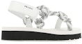 Purchase (W) Sandal Rata Prada Tali Ikatan 'Putih' 1X600M_3L74_F0009_F_040