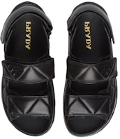 (Women) Prada Padded Nappa Leather Sandals 'Black' 1X721M_038_F0002_F_020 (Women) Prada Padded Nappa Leather Sandals 'Black' 1X721M_038_F0002_F_020