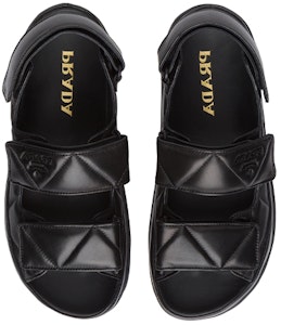 (W) 프라다 패딩 나파 가죽 샌들 '블랙' 1X721M_038_F0002_F_020 Buy (W) 프라다 패딩 나파 가죽 샌들 '블랙' 1X721M_038_F0002_F_020