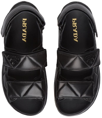 (Women) Prada Padded Nappa Leather Sandals 'Black' 1X721M_038_F0002_F_020 Buy (Women) Prada Padded Nappa Leather Sandals 'Black' 1X721M_038_F0002_F_020
