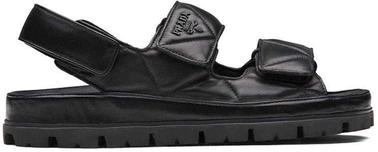 (W) 프라다 패딩 나파 가죽 샌들 '블랙' 1X721M_038_F0002_F_020 Order (W) 프라다 패딩 나파 가죽 샌들 '블랙' 1X721M_038_F0002_F_020